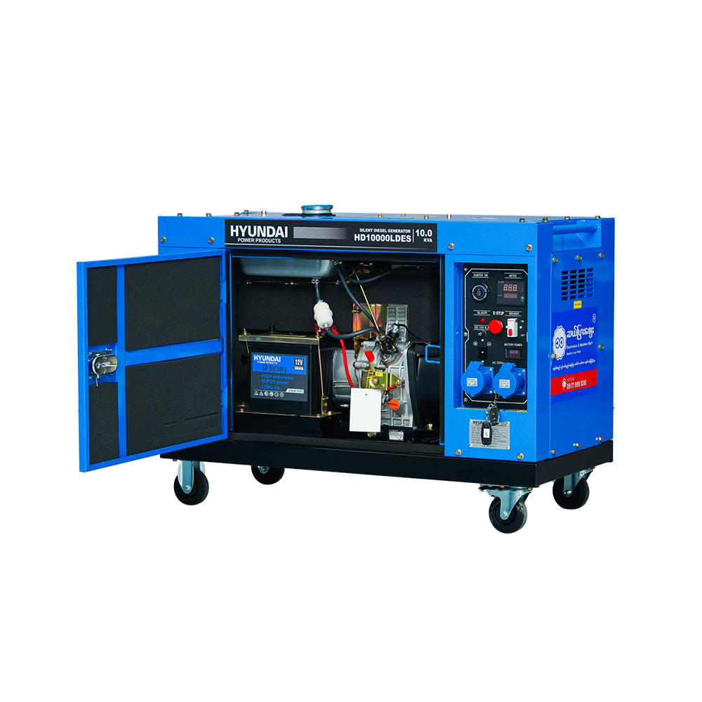 Hyundai Diesel Generator 11KVA HD10000LDES