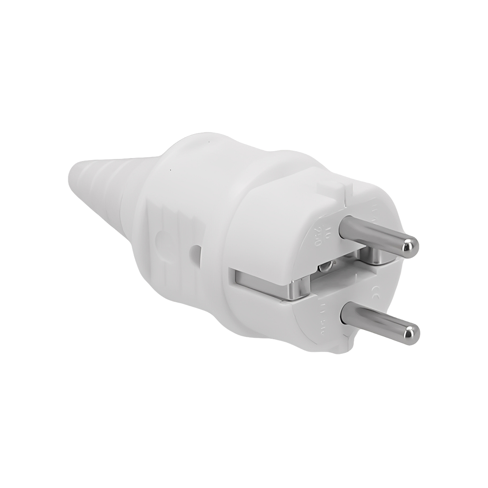 2 Pin Head White 16A