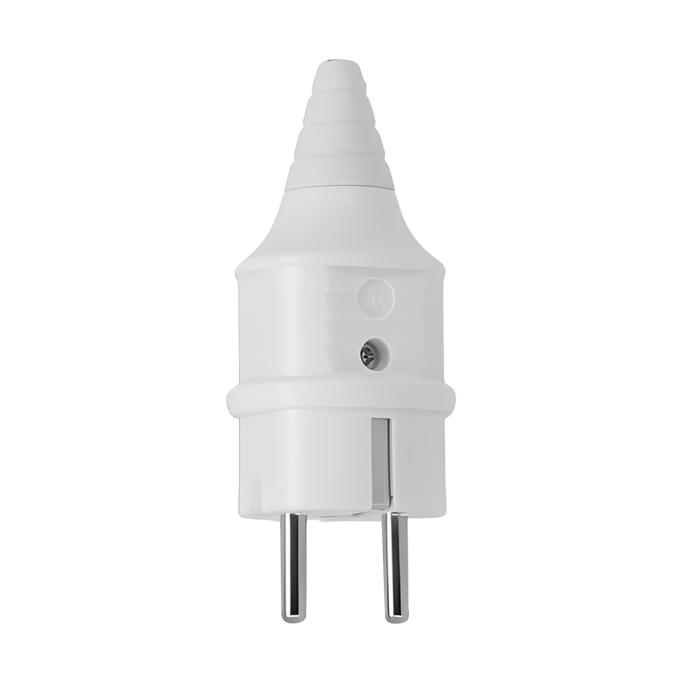 2 Pin Head White 16A